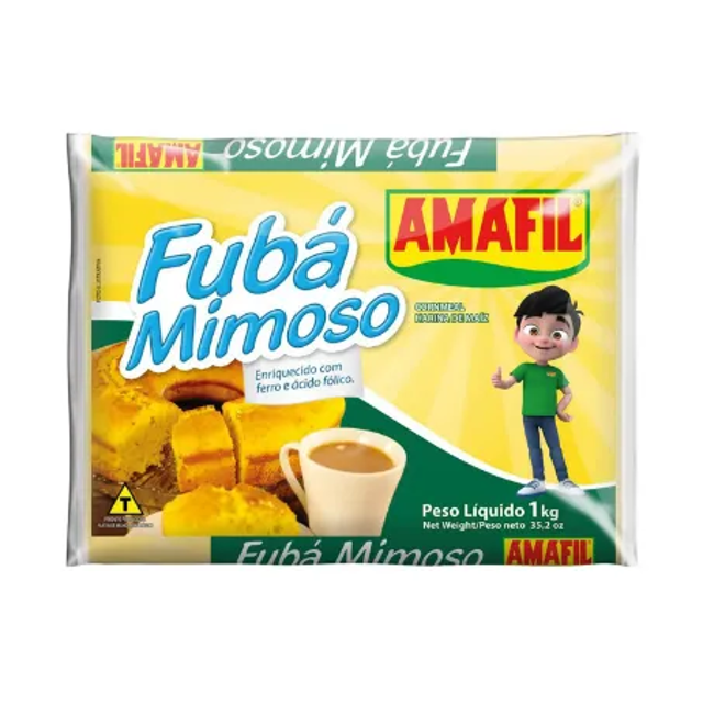 Fubá.